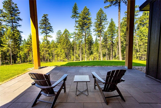 view of patio