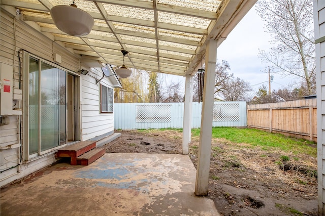 view of patio