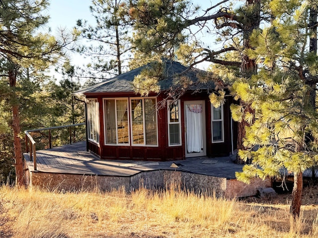 view of outbuilding