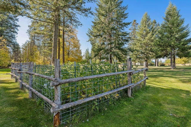 surrounding community featuring a lawn