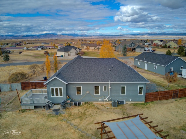 4349 Stoney Rd, Helena, MT 59602 - aerial view of residential area featuring mountains