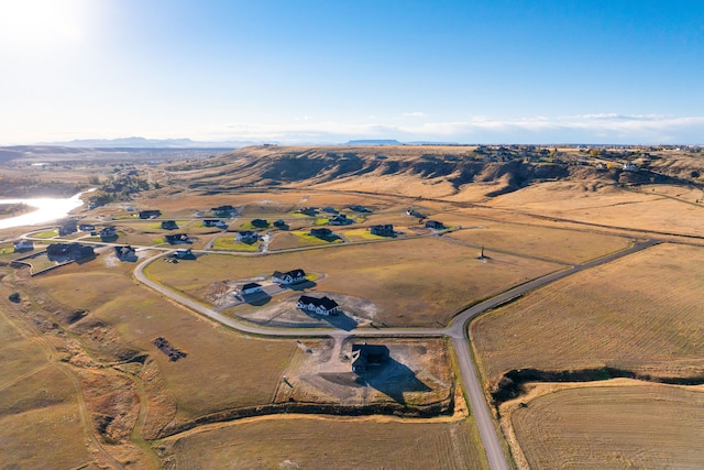 bird's eye view featuring a rural view