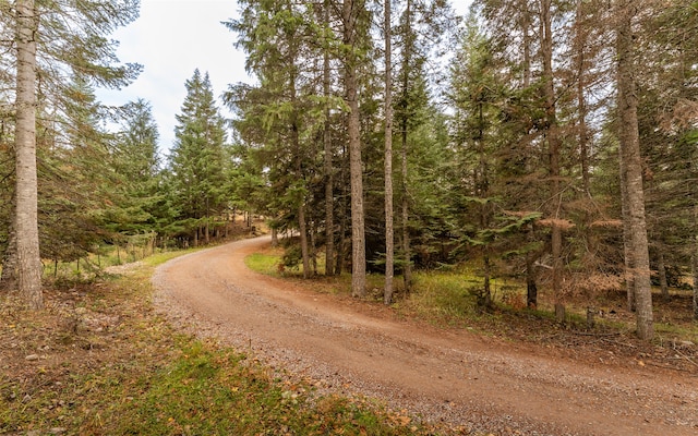 view of road