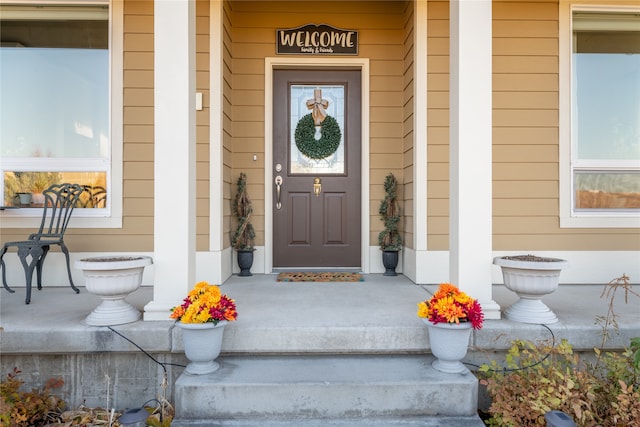 view of entrance to property