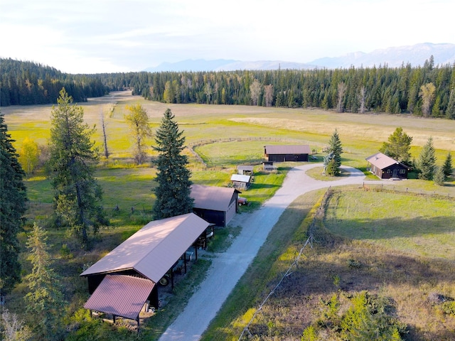 NHN Lupfer Meadows Rd, Whitefish, MT 59937 - aerial view of sparsely populated area featuring a heavily wooded area