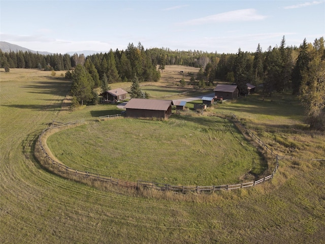 NHN Lupfer Meadows Rd, Whitefish, MT 59937 - view of property location with rural landscape and a forest
