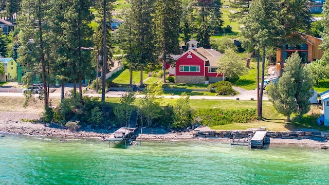 381 Lakeside Blvd, Lakeside, MT 59922 - water view featuring a dock