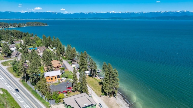 381 Lakeside Blvd, Lakeside, MT 59922 - aerial view of a water and mountain view