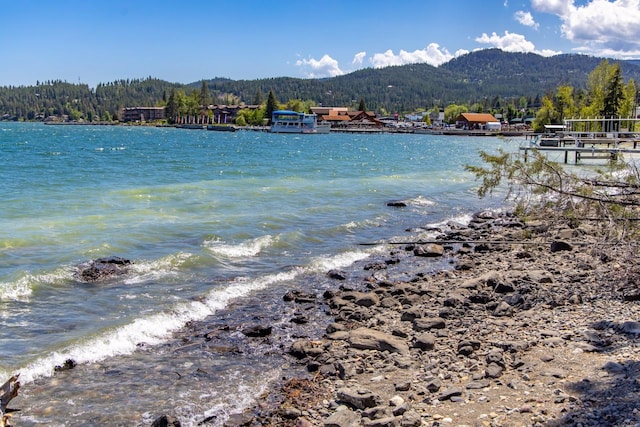 381 Lakeside Blvd, Lakeside, MT 59922 - water view with mountains and a forest