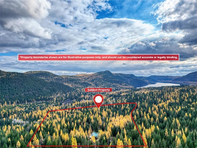 1750 Hill Meadows Rd, Whitefish, MT 59937 - map / location featuring property parcel outlined