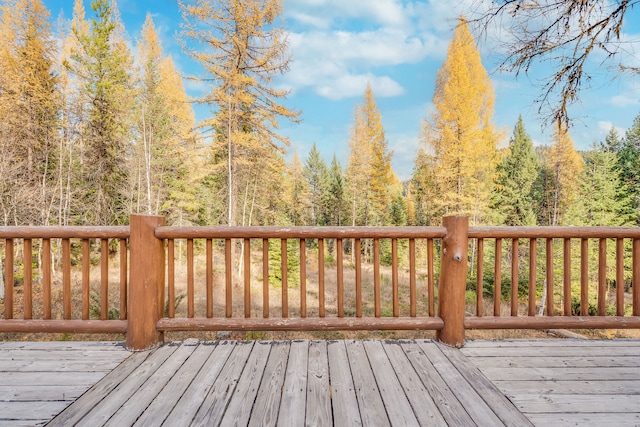 view of deck