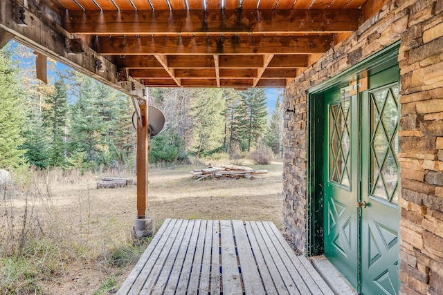 1750 Hill Meadows Rd, Whitefish, MT 59937 - view of deck