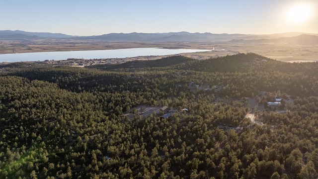 mountain view featuring a water view