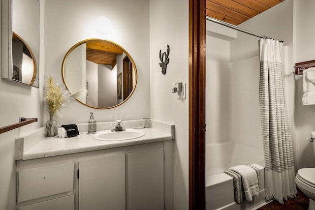 45 Alder Way Unit 3C, Whitefish, MT 59937 - bathroom featuring toilet, vanity, and shower / tub combo