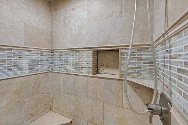 2197 W Tower Rd, Saltese, MT 59867 - bathroom view of a tile shower