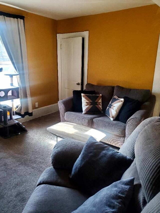 420 Knight St, Helena, MT 59601 - carpeted living room featuring baseboards