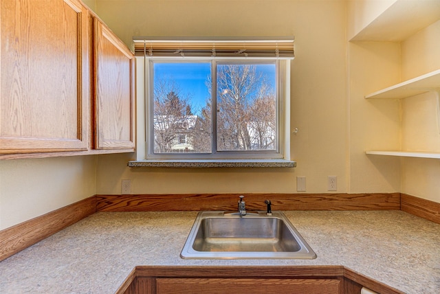 420 Knight St, Helena, MT 59601 - kitchen with a sink and light countertops