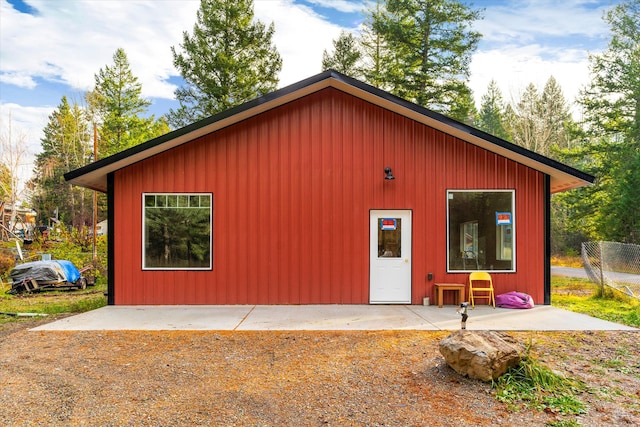 view of outbuilding