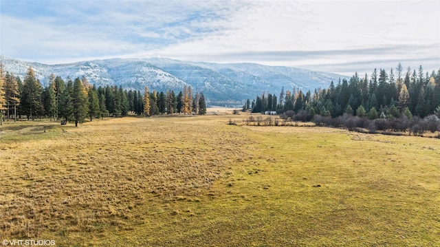 view of mountain feature