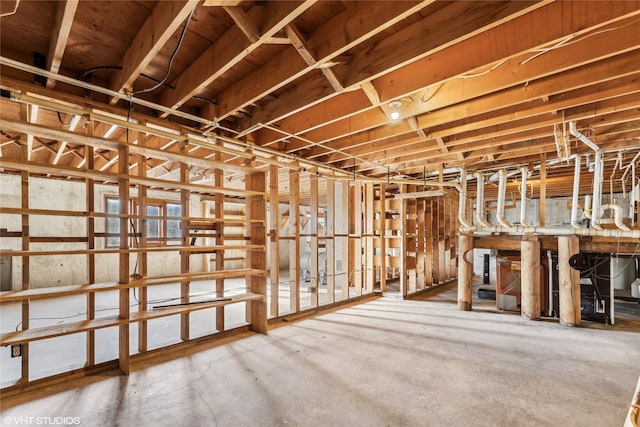 miscellaneous room featuring concrete flooring