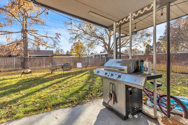 exterior space with a patio