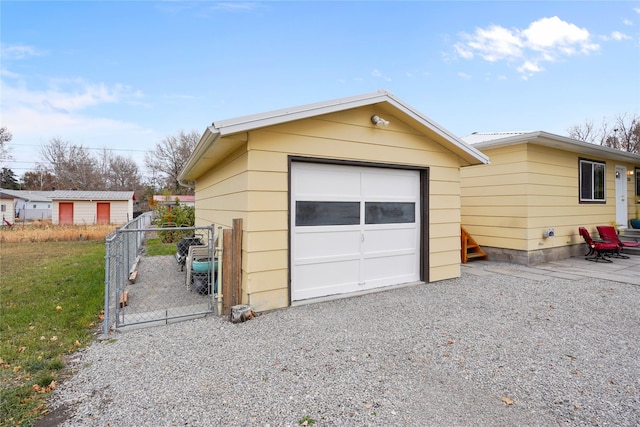 310 N Walnut St, Townsend, MT 59644 - garage with a gate