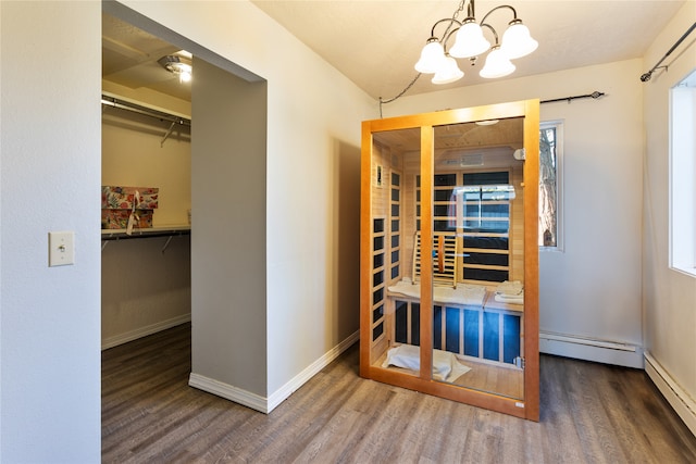 interior space featuring wood-type flooring