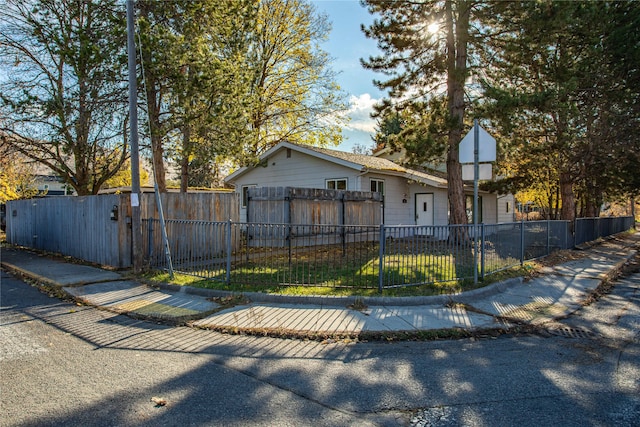 view of front of home