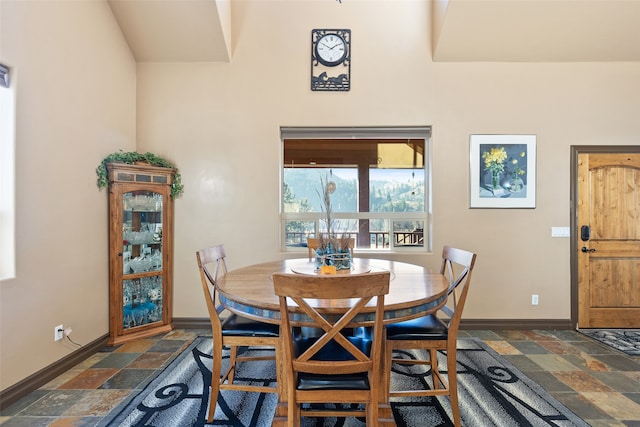 view of dining room