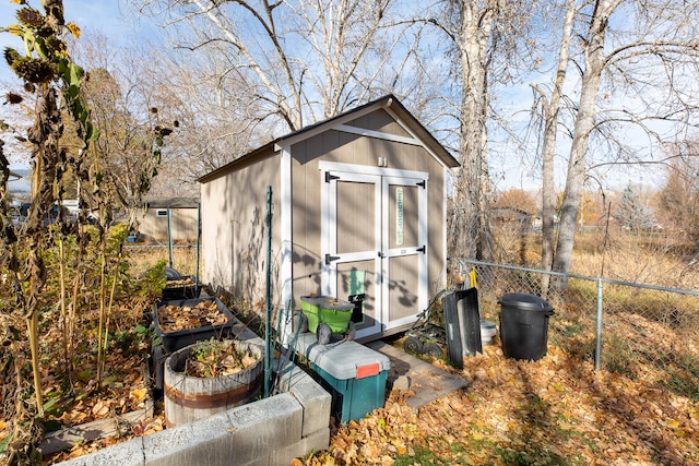 view of outbuilding