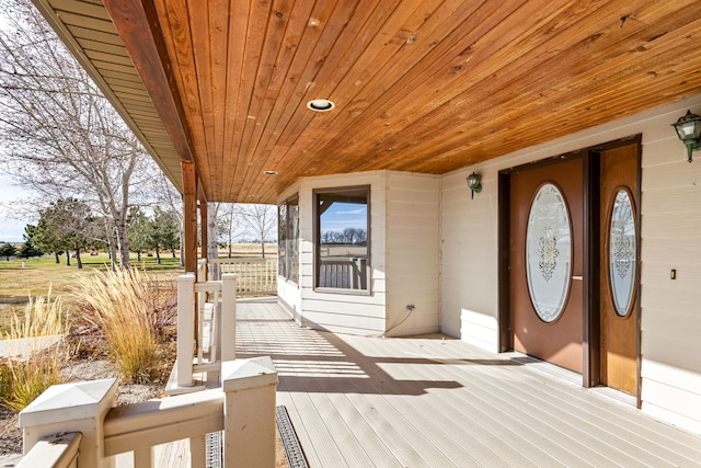 451 1st Rd NE, Fairfield, MT 59436 - view of wooden porch