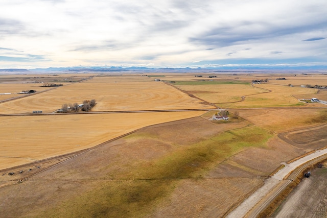 451 1st Rd NE, Fairfield, MT 59436 - aerial view of a mountainous background