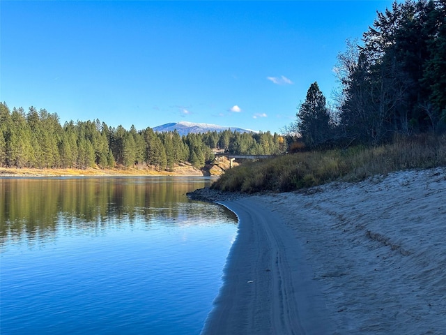 4895 Mt Highway 200, Thompson Falls, MT 59873 - water view with a heavily wooded area