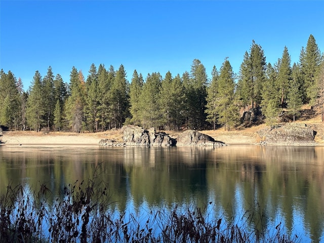 4895 Mt Highway 200, Thompson Falls, MT 59873 - water view with a heavily wooded area