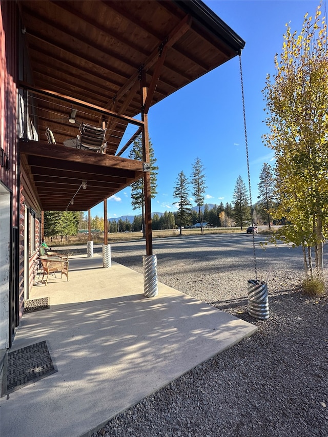 exterior space with a patio area