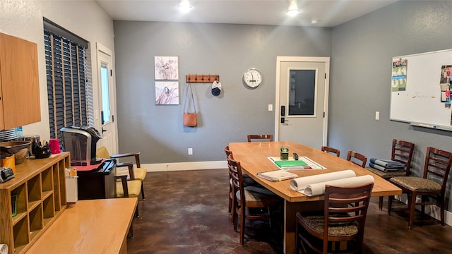 view of dining space