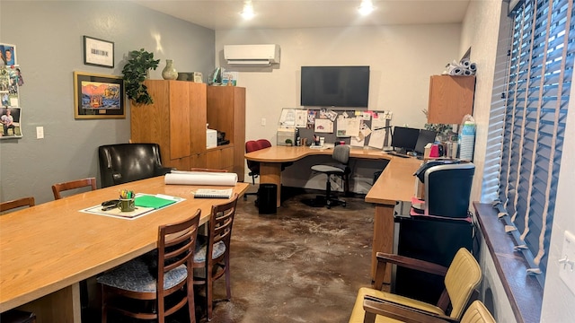4895 Mt Highway 200, Thompson Falls, MT 59873 - office space featuring an AC wall unit and concrete floors