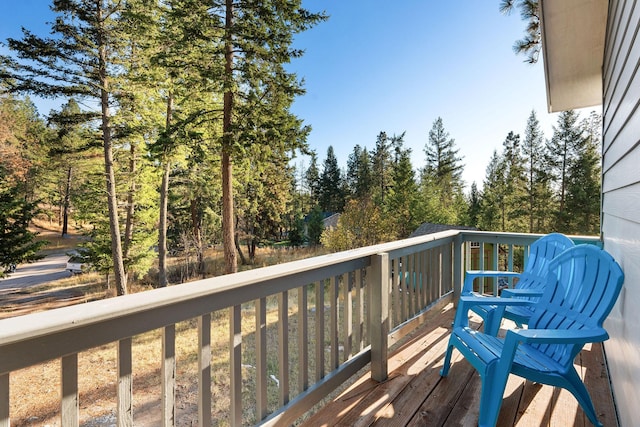 128 Ledgewood Dr, Bigfork, MT 59911 - view of deck