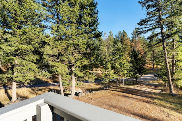 128 Ledgewood Dr, Bigfork, MT 59911 - view of yard featuring a balcony