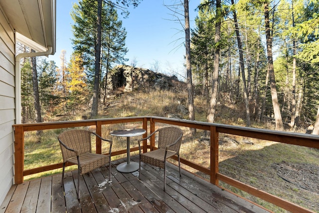 128 Ledgewood Dr, Bigfork, MT 59911 - view of deck