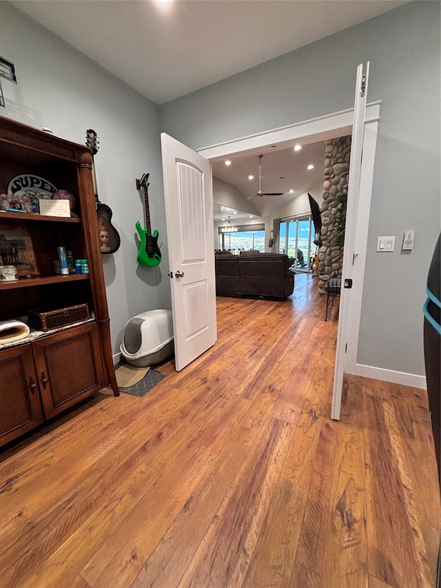 interior details with wood walls