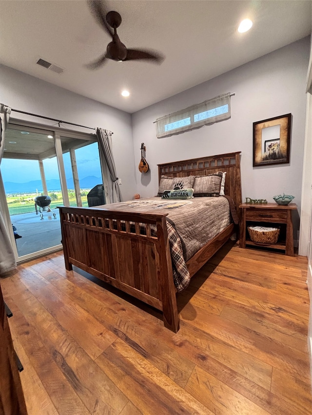 bathroom featuring hardwood / wood-style floors