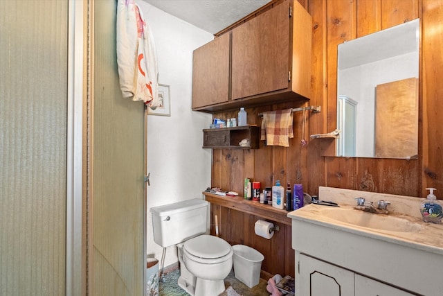 1312 2nd Ave E, Kalispell, MT 59901 - bathroom featuring vanity and a shower with shower door