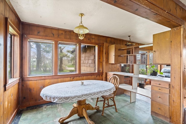 1312 2nd Ave E, Kalispell, MT 59901 - dining room with wood walls