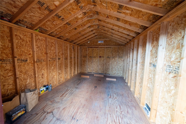 view of storage room