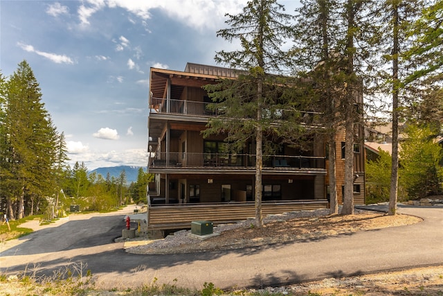 3868 Gelande St Unit 4, Whitefish, MT 59937 - view of property featuring central AC and a mountain view