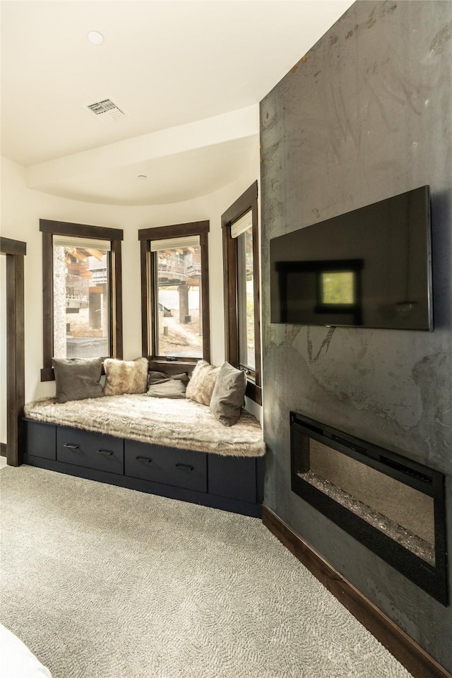 3868 Gelande St Unit 4, Whitefish, MT 59937 - interior space with a fireplace and visible vents