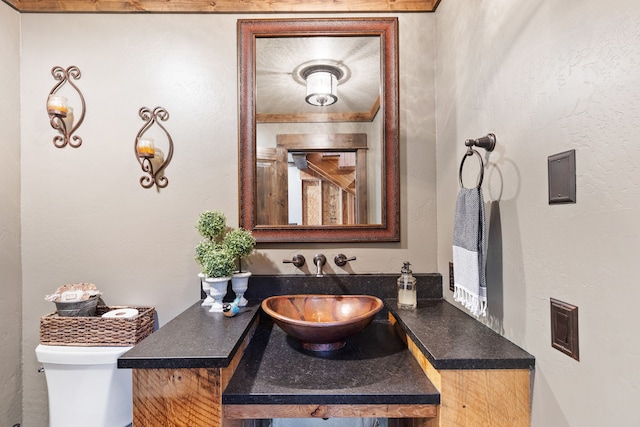 16485 Folsom Rd, Florence, MT 59833 - bathroom with vanity and toilet