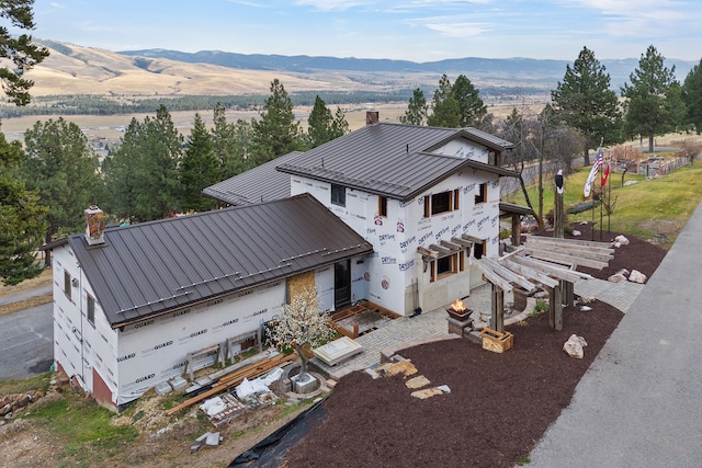 16485 Folsom Rd, Florence, MT 59833 - drone / aerial view of a mountain backdrop