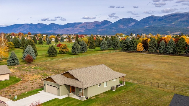309 Kari Ln, Polson, MT 59860 - view of mountain backdrop featuring rural landscape